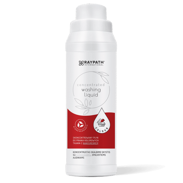 Płyn do prania kolorowych tkanin 500ml Raypath