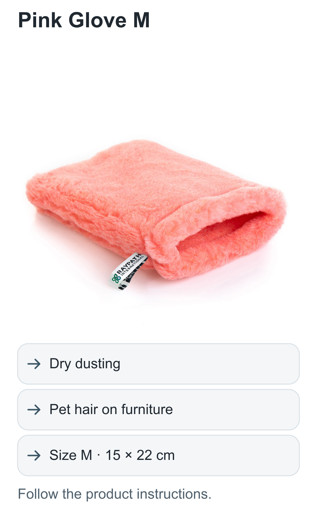 Pink Glove M