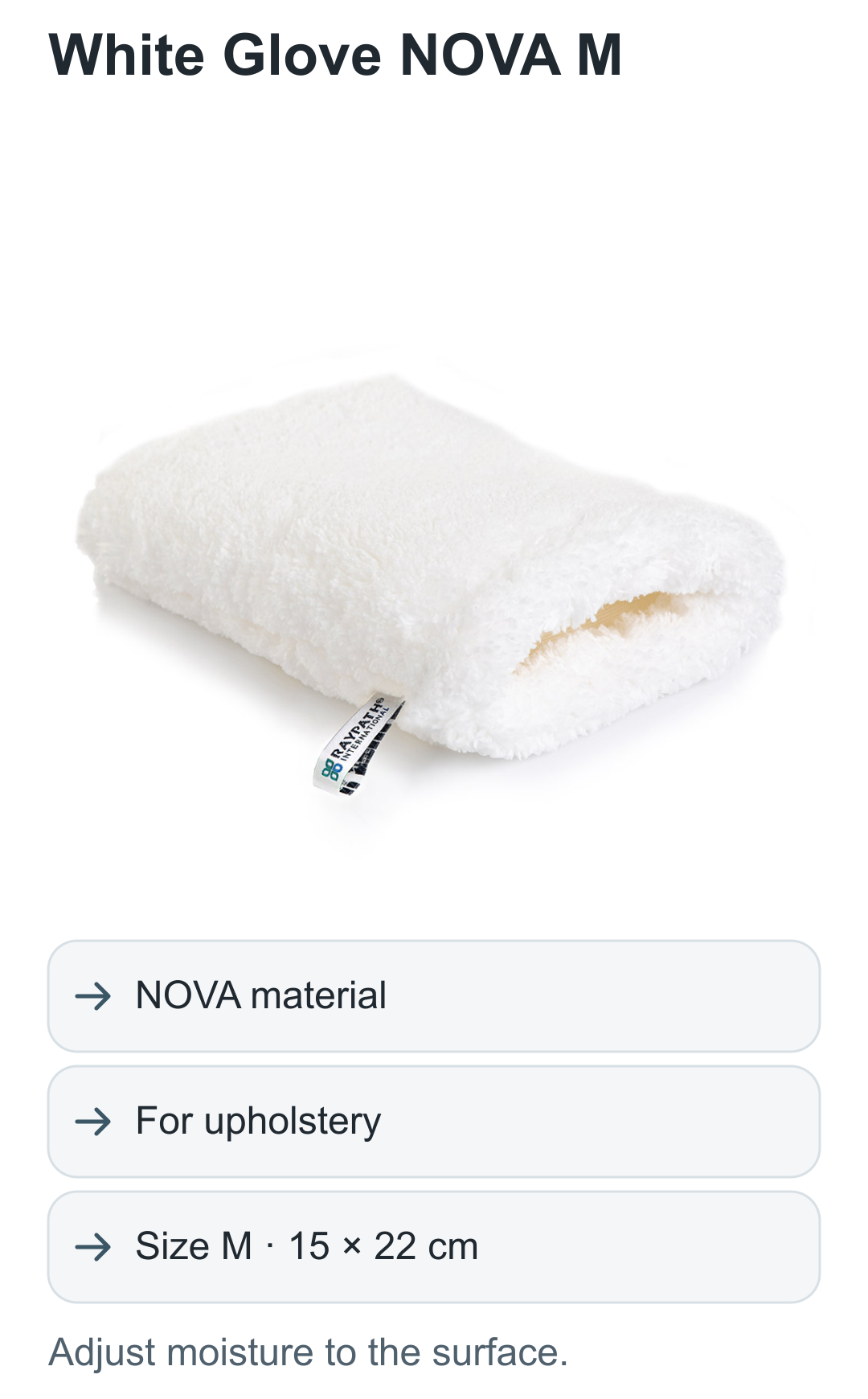 White Glove NOVA M