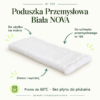 Poduszka Przemysłowa Biała NOVA. Do użytku na mokro. Do uchwytu przemysłowego nr 195. Zmocz i wyciśnij. Pranie do 60°C · Bez płynu do płukania