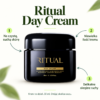 Ritual Day Cream — instrukcja Ritual Day Cream. Na czystą, suchą skórę. Niewielka ilość kremu. Delikatne okrężne ruchy. Krem na dzień. 50 ml. Omijaj okolice oczu.