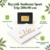 Ręcznik Sunbeam Sport Trip 200x90 cm. Pranie do 60°C. Bez płynu do płukania. Unikaj intensywnego suszenia. Pielęgnacja: unikaj suszarki automatycznej i grzejnika.