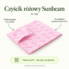 Czyścik różowy Sunbeam. Polerowanie na sucho. Po zwilżeniu wypoleruj do sucha. Pranie do 60°C · Bez płynu do płukania